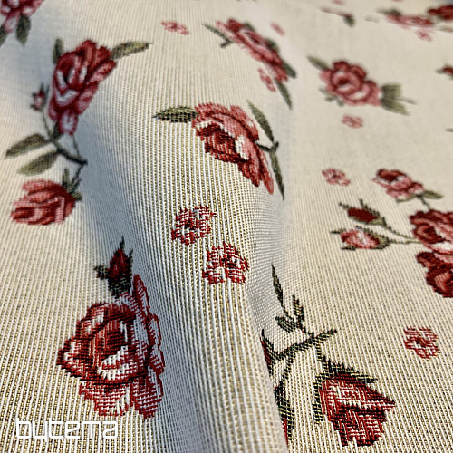 Gobelin-Tischdecke und Schal EDEN ROSES