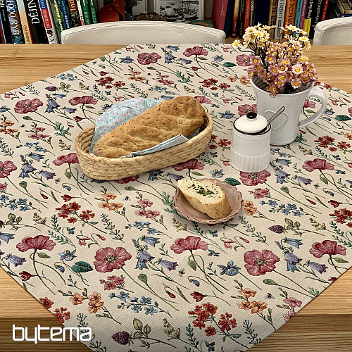 Gobelin-Tischdecke und Schal BLOOMING MEADOW