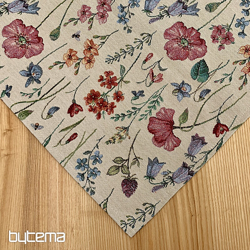 Gobelin-Tischdecke und Schal BLOOMING MEADOW