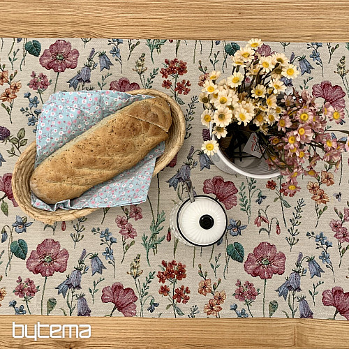Gobelin-Tischdecke und Schal BLOOMING MEADOW