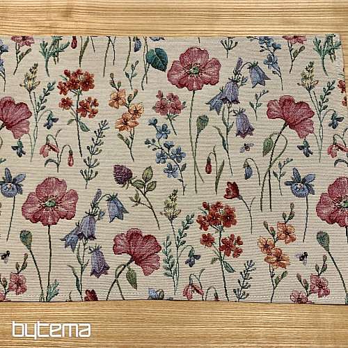 Gobelin-Tischdecke und Schal BLOOMING MEADOW