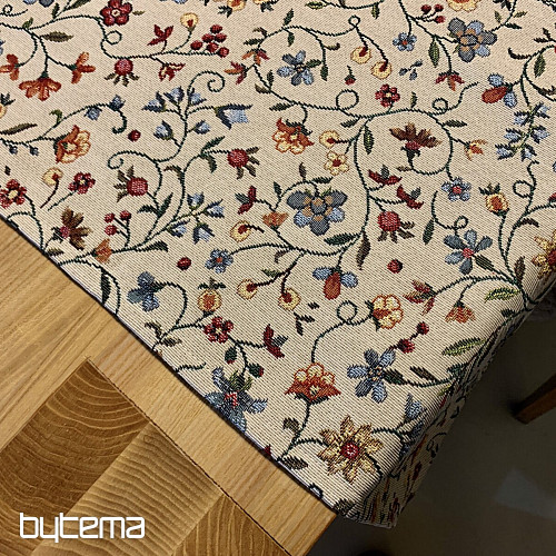 Gobelin-Tischdecke mit Blumen JURKOVIC – KLEINE BLUMEN