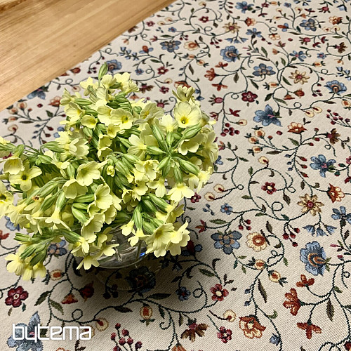Gobelin-Tischdecke mit Blumen JURKOVIC – KLEINE BLUMEN