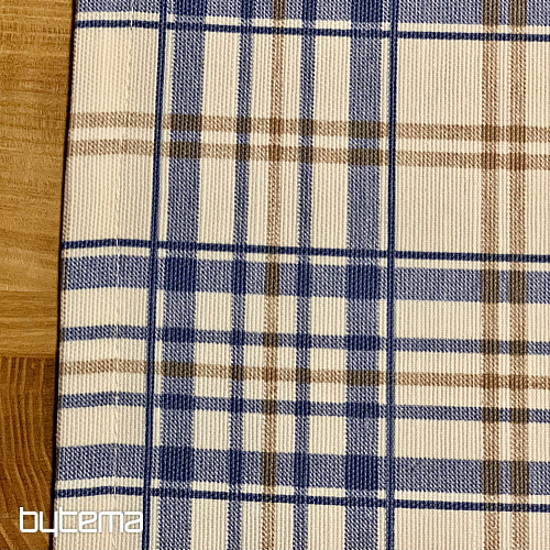 LAURA Tischdecke – blau kariert