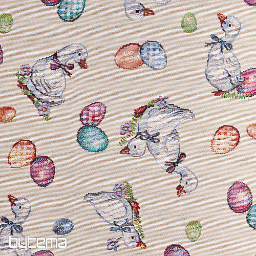 Gobelinstoff OSTERN-HUŠIČKY