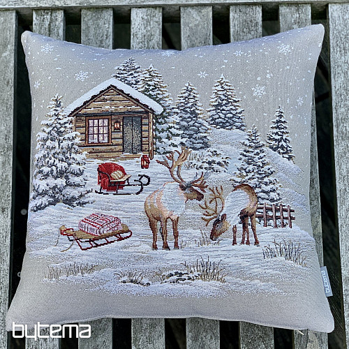 Weihnachtsteppichbezug WINTERLANDSCHAFT