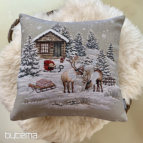 Weihnachtsteppichbezug WINTERLANDSCHAFT