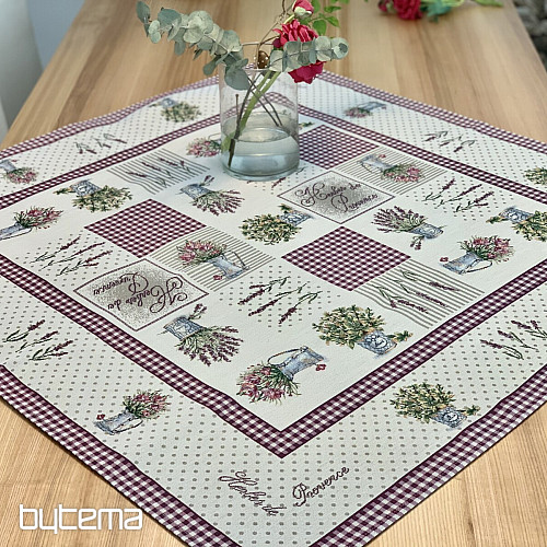 Gobelin-Tischdecke und Schal BLUMEN AUS DER PROVENCE