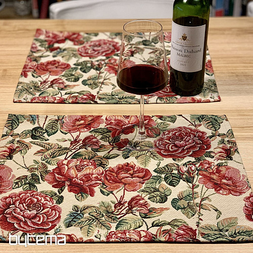 Gobelin Tischdecke, Rosal Schal