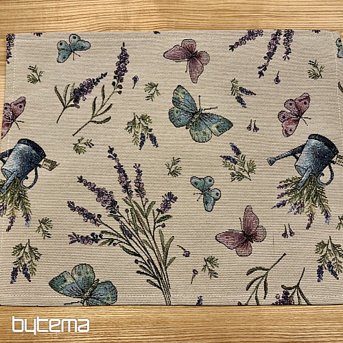 Gobelin Tischdecke, Lavendel Schal 5