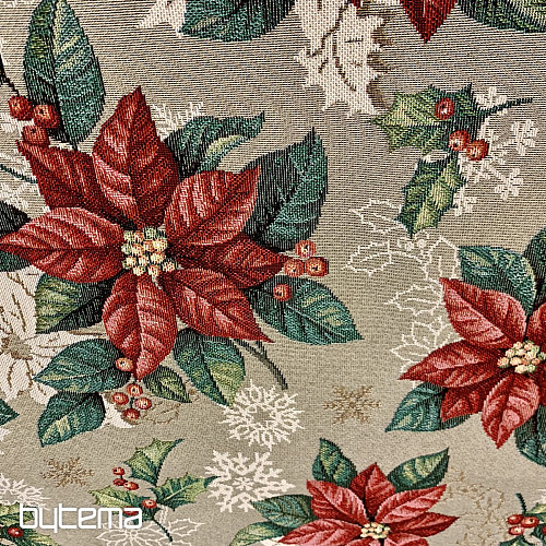 Gobelin-Tischdecke, Schal ROTER WEIHNACHTSSTERN