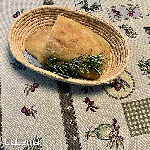 Gobelin Tischdecke, OLIVE Schal