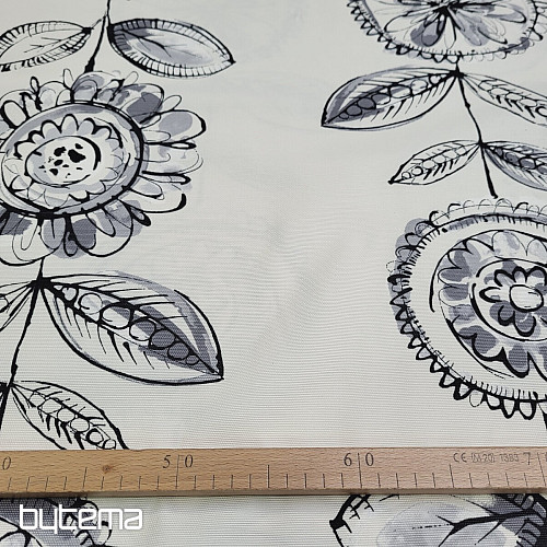 Dekorationsstoff FLORIDA Blume gross
