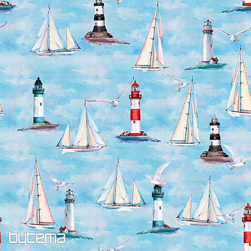 Dekorationsstoff BERMEO LEUCHTTURM 101