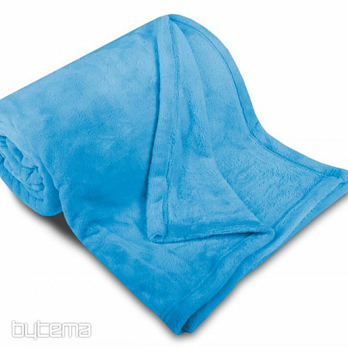Wohndecke SLEEP WELL aus Microflanel - Blau