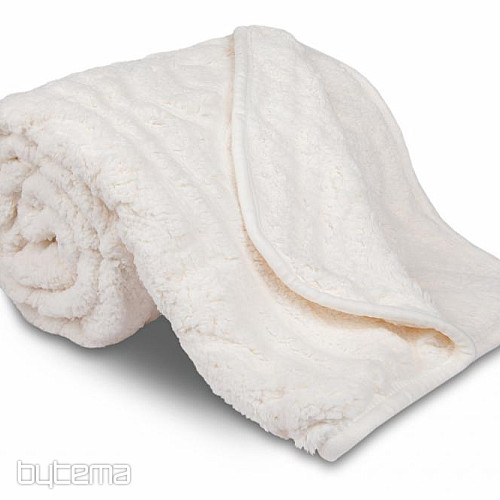 Wohndecke Schaf Jacquard - 150x200 ecru