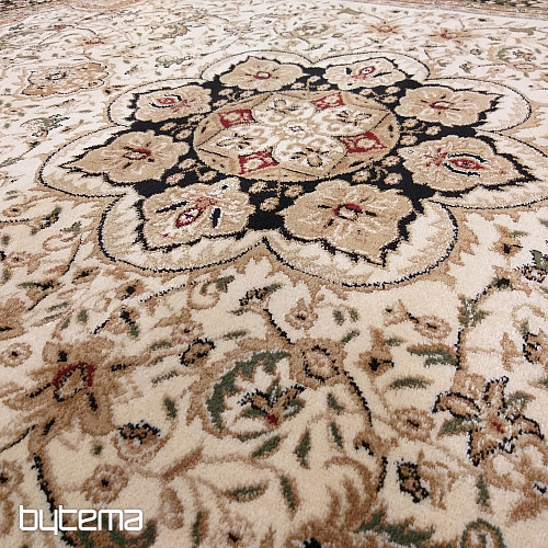 Ovaler Teppich EXKLUSIV creme