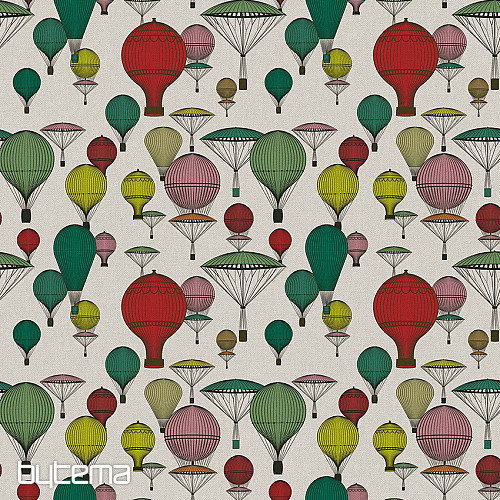 Dekorationsstoff BALLOON GLOBE 701 Digitaldruck