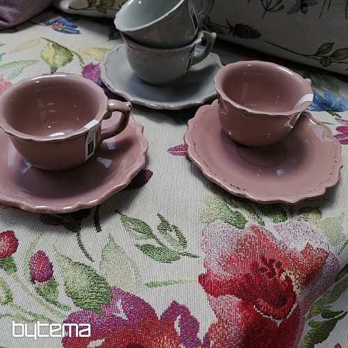 Gobelin-Kissenbezug PASTELLBLUMEN