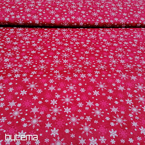 Baumwollstoff  ROTE FLAKES