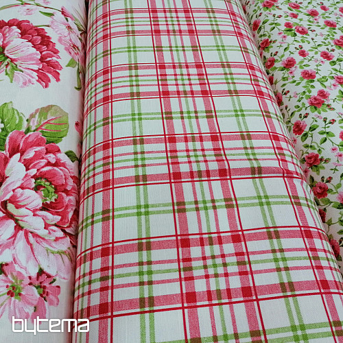 Dekorationsstoff LAURA - kleine rosa Blüten