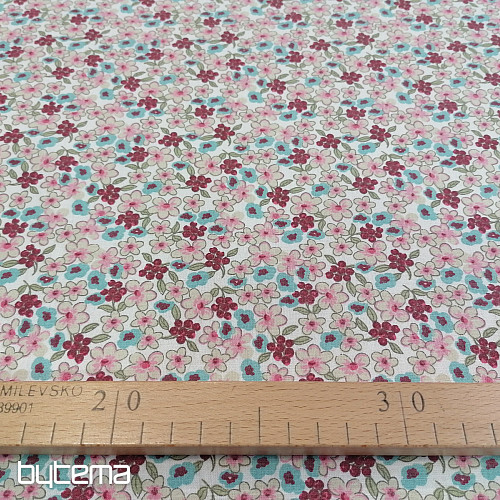LILAS rosa Baumwollstoff
