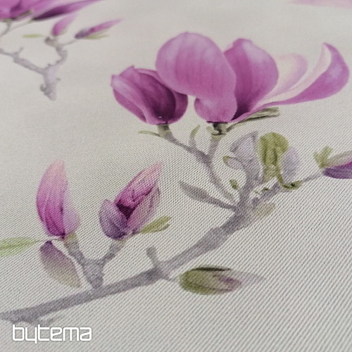 Dekorationsstoff BLACK OUT MAGNOLIA