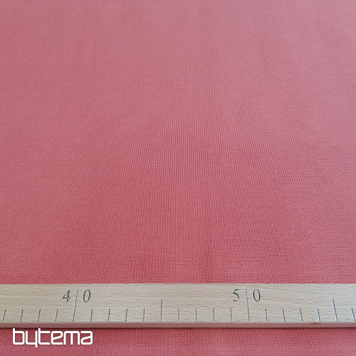 Baumwollstoff UNI CORAL Grobbaumwolle 220g