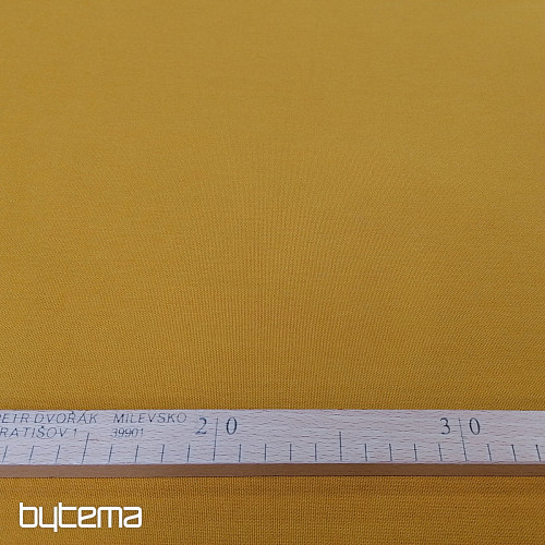 Baumwollstoff UNI MUSTARD Grobbaumwolle 220g