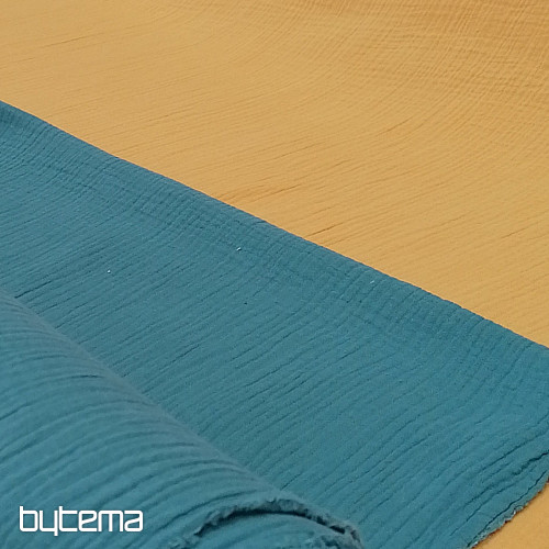 Senffarbener Baumwollstoff