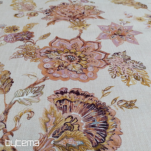 Dekorstoff BLUMEN rosa