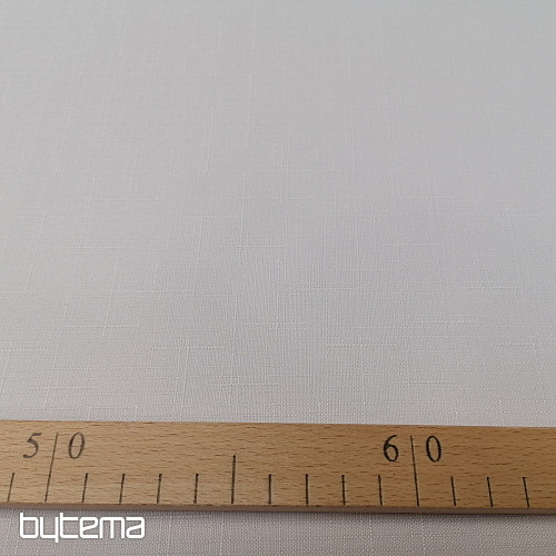 Dekorativer Stoff Teflon ELBA weiß