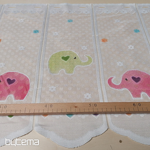 Kindervorhang für Buntglasfenster – Jacquard SLONICI
