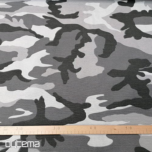 Dekorationsstoff CAMUFLAJE grau