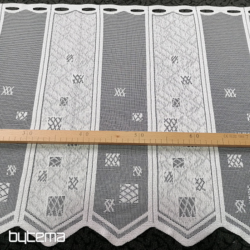 Buntglasvorhang – Jacquard, bestickt 934