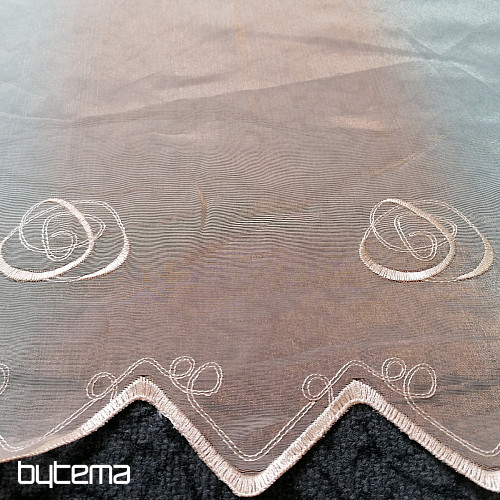 Buntglasvorhang – Voile mit Stickerei 225