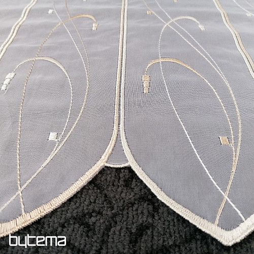 Glasmalvorhang - Voile 6312