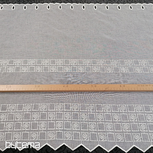 Glasmalvorhang - gestickt W / 6259