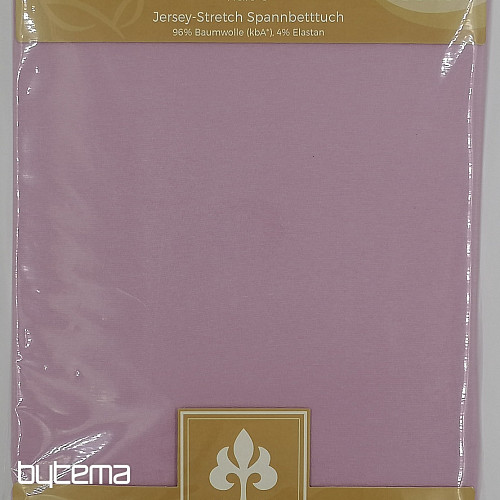 Jersey Blatt BAMBUS - BIO BAUMWOLLE lila