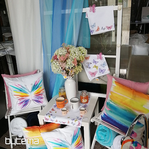 Dekorativer Kissenbezug PASTELL REGENBOGEN