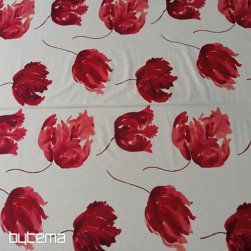 Dekorationsstoff IZALINE rouge