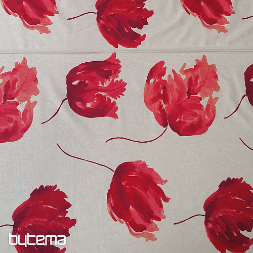 Dekorationsstoff IZALINE rouge