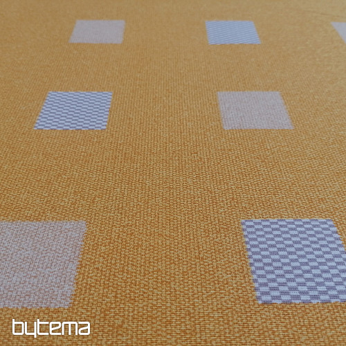 Ockerwürfel aus dekorativem Stoff