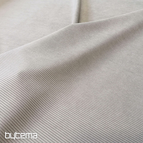 Möbelstoff RIB PEWTER hellbeige