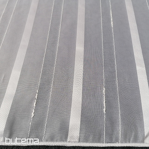 Voial Vorhang csíkos weiße Streifen