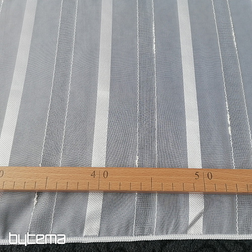 Voial Vorhang csíkos weiße Streifen