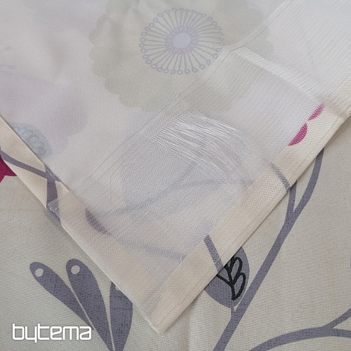 Dekorativer Vorhang Blumen 1 -140x240 cm