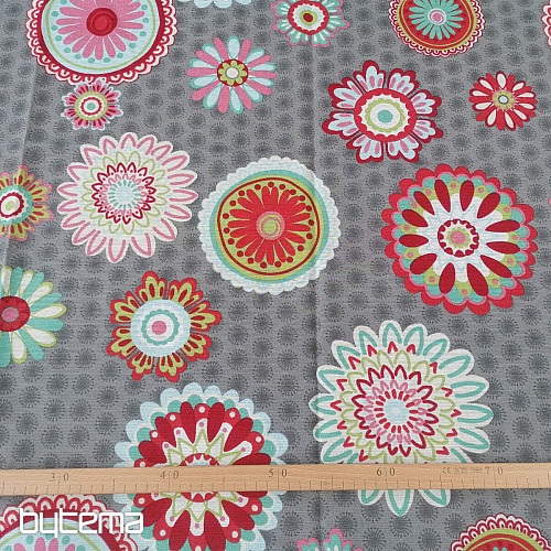 Dekorativer Vorhang Mandala Blume -130x245 cm