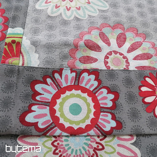 Dekorativer Vorhang Mandala Blume -130x245 cm