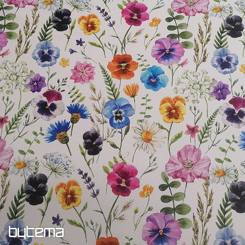 Dekostoff GARTENBLUMEN